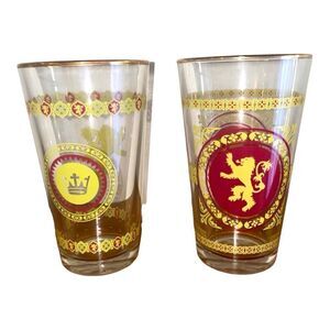Game of Thrones Set Of 2 Beer Pint Glasses Game Of Thrones